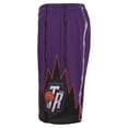 thumbnail image 5 of Youth Mitchell & Ness Purple Toronto Raptors Hardwood Classics Swingman Shorts, 5 of 5