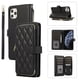 thumbnail image 1 of YEYKX Cartera for iPhone 11 Pro de 5,8 Pulgadas con Correa para Muñeca/hombro, 9 Ranuras para Tarjetas, Monedero con Cierre, Soporte de Cuero de Lujo, Funda Cell Phone a Cuadros, Negro, 1 of 10
