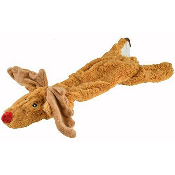 Holiday Reindeer Dog Toys Skinneez Christmas Play Stuffing Free Big 20" Long