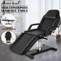 Adjustable Facial Table Tattoo Chair Massage Bed for Spa Salon Barber (Black)