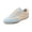 Blue, variant on Women's Orthopedic Sneakers 2026, Lace Up Suede Retro Trainers, Memory Foam Non-Slip Daily Travel Walking Shoes Blue