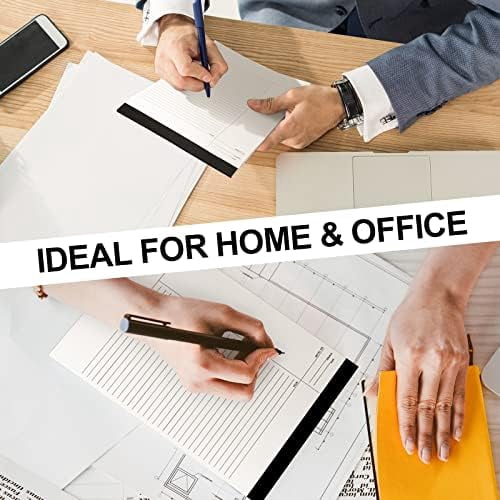 Quivanta 4 Pack Legal Pads 8.5" x 11.75" 50 Sheets/writing Notepad, White Note Pads Legal Ruled Writing Notepad for Home Teacher Student College Ruled Office Business