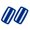 Blue, variant on CEORPER 2Pcs Weight Belt Keeper Retainer Slider Diving Webbing Belt Slide Stoppers