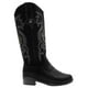 thumbnail image 5 of Bota Vaquera Para Niña Wildcat® Caña Alta Color Negro negro 18.5, 5 of 8