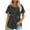 Black, variant on Womens T Shirts Loose V Neck My Orders Placed By Me Women Casual Tops Cotton Summer Shirts for Island Vacation