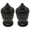 Distressed Black, variant on Urbanest Deluxe Urn Lamp Finial – 1 7/8 Inch Tall, Distressed Black – Decorative Lamp Shade Finial for Table & Floor Lamps- 2 Pieces