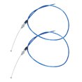 thumbnail image 1 of FELTECHELECTR Accelerator Cable 2Pcs Motorcycle Throttle Wire Cylindrical Easy Installation for Riders, 1 of 7
