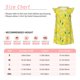 thumbnail image 3 of Balery Bright Lemons Camisón de princesa para niñas, pijama de algodón con mangas abullonadas, suave y bonito.-Large, 3 of 6