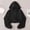 Black, variant on FAHXNVB Girls Hooded Jacket Lightweight Sun Protection Zip Up Elastic Cuffs and Hem Jackets Spring Summer Outdoor Casual Tops 5-14 Years
