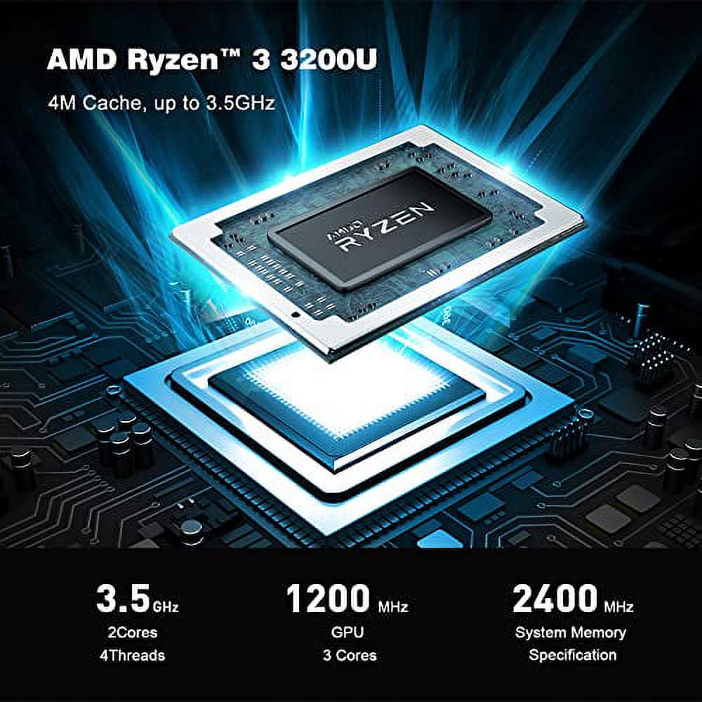 Beelink SER3 Mini PC W-11, AMD Ryzen 3 3200U, DDR4 8GB RAM 256GB NVMe M.2  SSD, WiFi5, BT4.0 4 USB3.0 Dual HDMI 4K Output, Business Mini Computer :  : Computers & Accessories