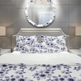 thumbnail image 2 of Designart 'Vintage Style Flower Pattern' Modern & Contemporary Duvet Cover Set, 2 of 4