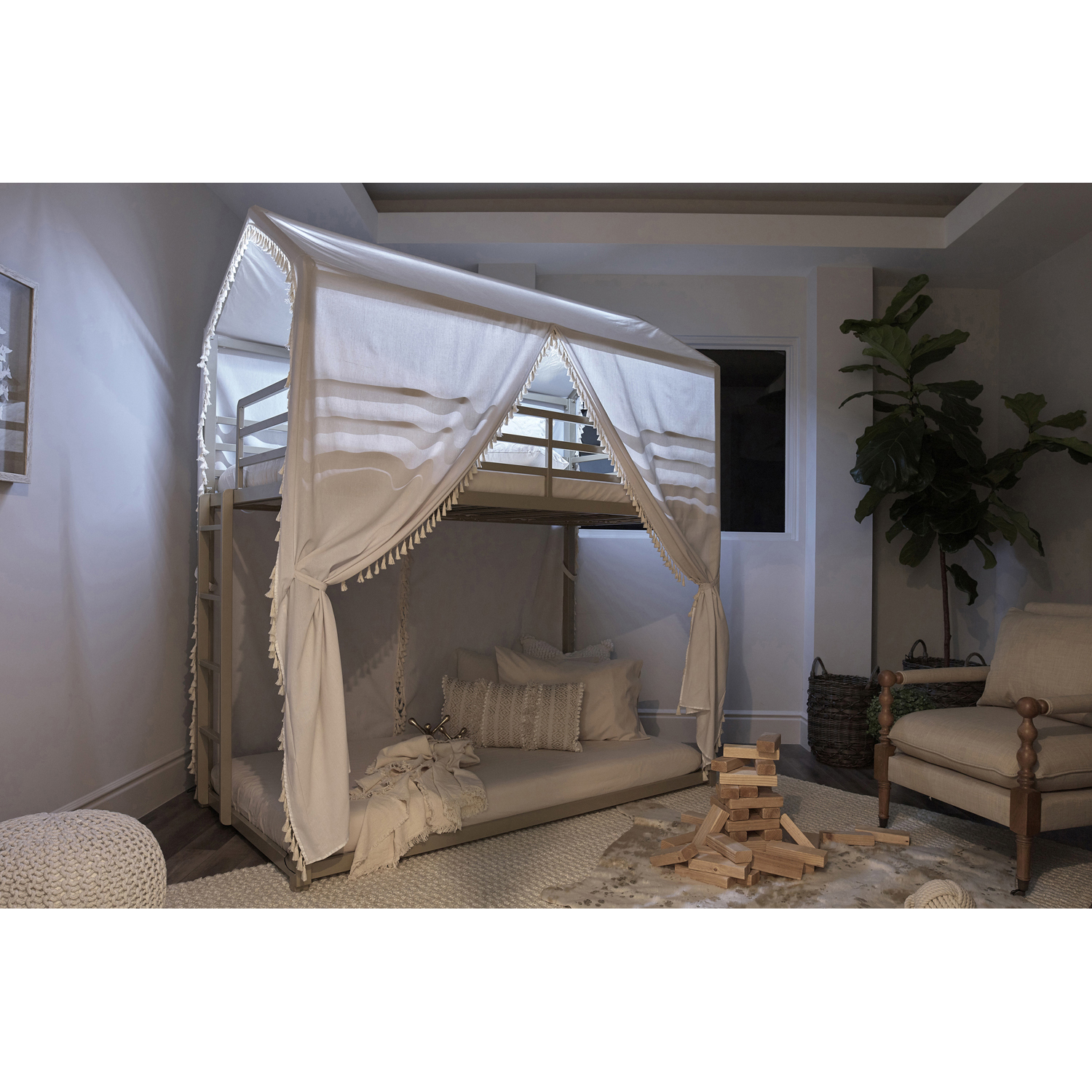 Coaster Company Twin/Twin Led Bunk Bed 