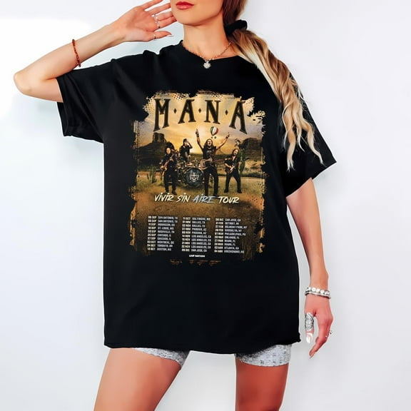 Mana Band 2025 Tour Shirt, Unisex t-shirt Gift For Fan