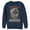 Navy Blue, variant on Men's Superman Vintage Daring Exploits Cover  Sweatshirt Navy Blue X Large