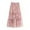 Z1107b-Pink, variant on HNMKIU Fashion High Waist Ruffle Hem Sheer Panel Pleated Midi Skirt Full Swing Design Party Wear Dressy Occasion Outfit Green，One Size