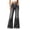 Black-a, variant on Vivianyo HD Women's Drawstring Elastic Waist Wide Leg Jeans, Pull-On Casual Denim Pants with Pockets, Women's Dark Blue, Sizes S-2XL