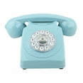 thumbnail image 6 of Guestbook, telephone Party,Retro Style Phone push button rotary,dial Vintage style Corded Phone home decor,desk Telephone Antique Old Fashioned Classic, Blue, 6 of 10