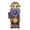 B, variant on Prague Astronomical Clock Wooden Vintage Fridge Magnet With Gears Turning 3D Design 1 Count