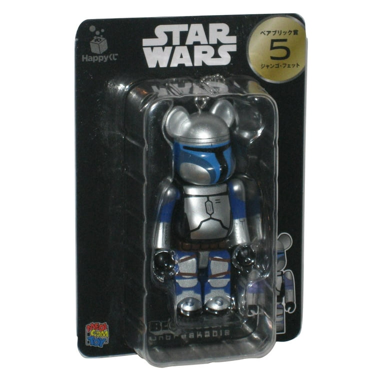 Star Wars Medicom Japan Bearbrick Jango Fett Figure Keychain 5