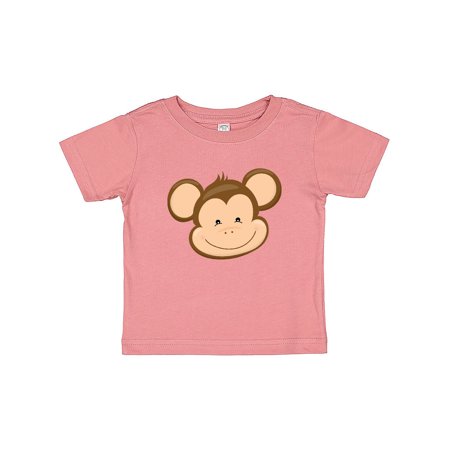 

Inktastic Cute Monkey Head Gift Baby Boy or Baby Girl T-Shirt