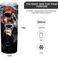 thumbnail image 5 of 20 Oz American Skull Gift for Men,Motorcycle Cup for Men,Skull Tumbler Cup Water Bottle,Novelty Birthday Gifts for Him,Dad''s Day Gift, American Flag Stainless Steel Double Wall Slim Tumbler with Lid, 5 of 6
