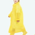 thumbnail image 4 of Aofany Kids Raincoat Hooded Reusable Lightweight Outerwear for Teenagers All Weather School Walking Rain Gear, 6-11 Years, 4 of 6