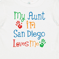 thumbnail image 4 of Inktastic My Aunt in San Diego Loves Me Boys or Girls Baby T-Shirt, 4 of 5