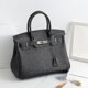 thumbnail image 1 of Bolso de mano de cuero para mujer Birkin bolso de mano de cuero de vaca de primera capa bolso cruzado de viajero Kelly, 1 of 5