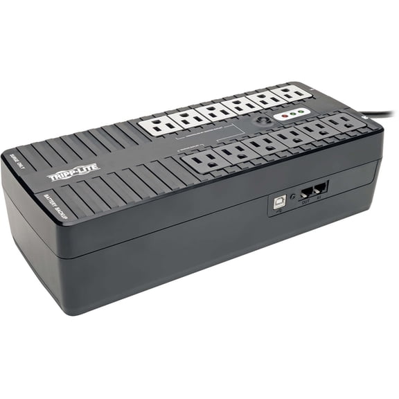 Tripp Lite ECO750UPS ECO Series 750 VA 420 J 12-Outlet Energy-Saving Standby UPS with USB