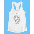 thumbnail image 3 of Pisces Zodiac Sign Design Tank Women -Image by Shutterstock, Female x-Small, 3 of 4