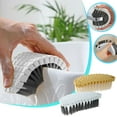 thumbnail image 1 of Cepillo de limpieza suave y flexible, cepillo para frutas de encimera, borde flexible + base antideslizante, diseño cromado, para cocina/baño, fregador multisuperficie, herramienta ecológica, 1 of 9