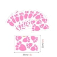 thumbnail image 3 of Easter Heart Footprint Floor Sticker Set for Hallways Rooms Windows Fridges Home Removable Durable Art 9PCS, 3 of 8