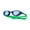 Blue Lens / Green Strap, variant on Sporti Lotic Momentum Goggles - UV Shield, Anti-Fog, Shatter-Resistant, Adjustable Fit