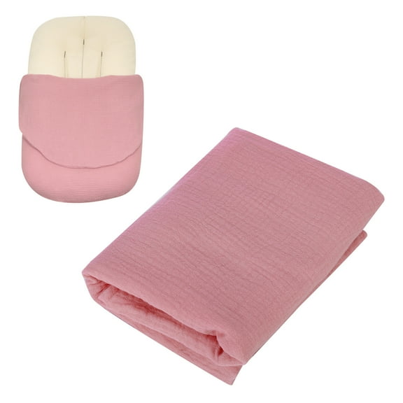 Amonsee Baby Lounger Cover Newborn Lounger Cover Portable Lounger Slipcover Double Layer Cotton Yarn