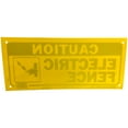 thumbnail image 4 of Hy-Ko Caution Electric Fence Sign, Durable Weather-Resistant Plastic, Highly Visible Yellow Color, 4 of 6