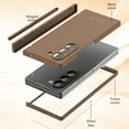 thumbnail image 4 of for Samsung Galaxy Z Fold 6 Case, with S Pen Holder & S Pen & Hinge Protection & Built-in Screen Protector Full Body Slim PC Protective Phone Case Cover for Samsung Galaxy Z Fold 6 - Coffee, 4 of 8