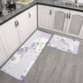 thumbnail image 2 of Pioneer Flower Floral Print Pattern Kitchen Rugs Sets Of 2,Anti Fatigue Kitchen Mat Rugs Non Slip Washable,Decorative Kitchen Floor Mats for Kitchen,Sink,Laundry,17"x30"+17"x47", 2 of 7