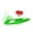 Green, variant on Ximing ABS Plastic Motorcycle Winglets Fairing Tip Wing Shell Lower Cover for Versys650 Decoration Cover , Green, 12.8x6.8inches