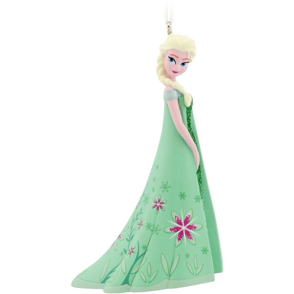 Hallmark Disney Frozen Elsa in Her Green Dress Resin Ornament Walmart