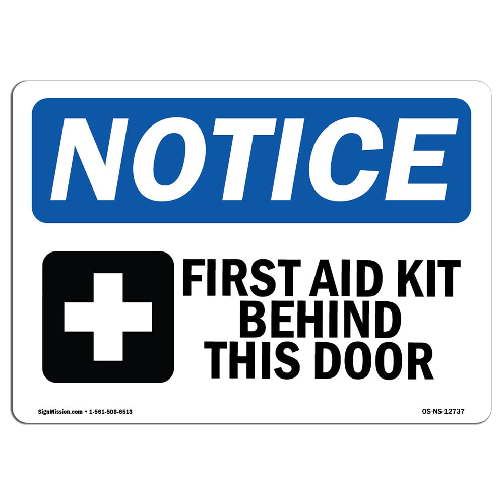FAID7 First Aid Right 300x100mm Plastic Sign OR Sticker 