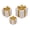 E, variant on BingTong Set of 3 Christmas Lighted Gift Boxes Decorations, Light Up Present Boxes Set With Remote, Battery Operated Christmas Lights Decor For Holiday Indoor Outdoor Decorations (Dots) D
