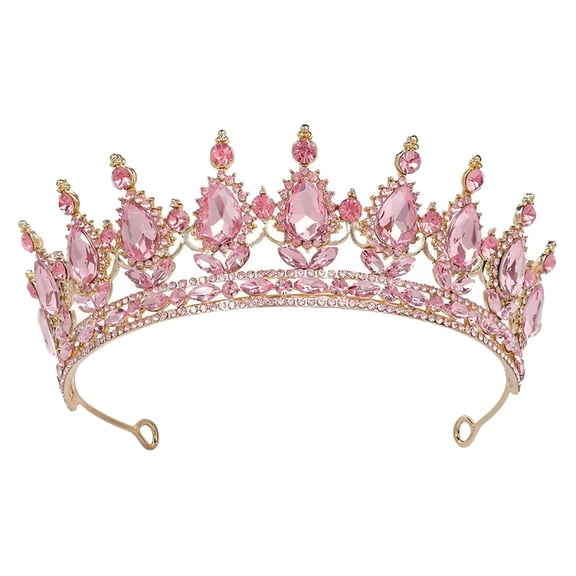 DESIGNICE Tiara Crown for Women Princess Crowns Royal Queen Crowns Wedding Tiaras for Bride Crystal Hair Accessories for Birthday Halloween Cosplay Christmas Party Prom Gifts