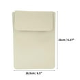 thumbnail image 4 of Unique Bargains 1 Set 7.9" Tablet and Laptop Sleeve with Accessories Pouch Beige, 4 of 6