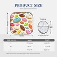 thumbnail image 6 of Goofa Color Donut Pattern 2 Piece Car Windshield Sun Shade Foldable | Front Windshield Shade for Sun, Heat and UV Rays | Sunshade for Car Front Window-, 6 of 7