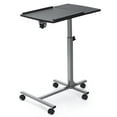 thumbnail image 1 of Gymax Mobile Laptop Stand on Wheels Height Adjustable Overbed Sofa Side Table, 1 of 10