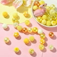 thumbnail image 6 of DanLingJewelry 50Pcs Yellow Series Acrylic Round Beads 20mm Chunky Bubblegum Beads Large Ball Beads for Bracelets Pens Jewelry Making, 6 of 8