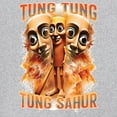 thumbnail image 3 of Tung Tung Tung Sahur Crewneck Sweatshirt Fun Italian Brainrot Gen Z Alpha Meme, 3 of 7
