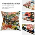 thumbnail image 4 of Chinoiserie Pillow Covers 20x20 Set of 2,Blue and White Pillow Covers Outdoor Decorative Linen Pillow Covers for Couch Bed Sofa Cushion Farmhouse Pillowcases, 4 of 7