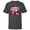 Charcoal Heather, variant on Disney Minnie Mouse Racing Team "ZOOOOM!" Race Car Driver - Short Sleeve T-Shirt for Kids - Customized-White