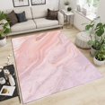 thumbnail image 2 of Pink Nordic Style Area Rugs, Simple Gradient Apartment Carpet, Bathroom Rugs Soft and Comfortable Wear-Resistant and Non-Slip for Children's Kindergarten Playroom,3x5ft, 2 of 6